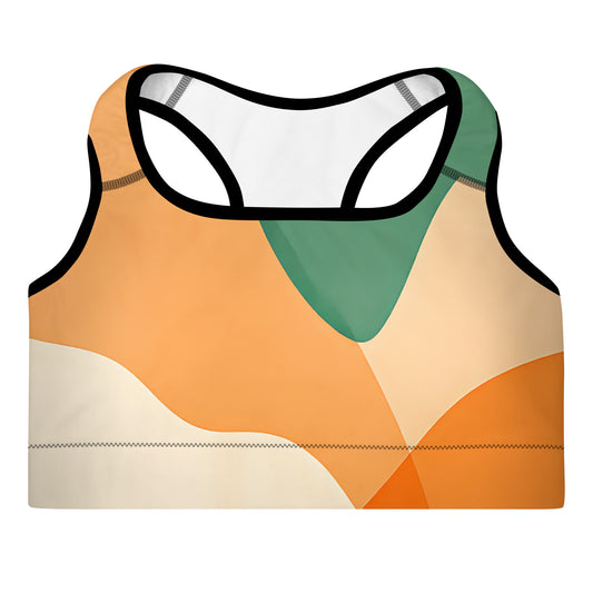 Women's All-Over Print Padded Sports Bra