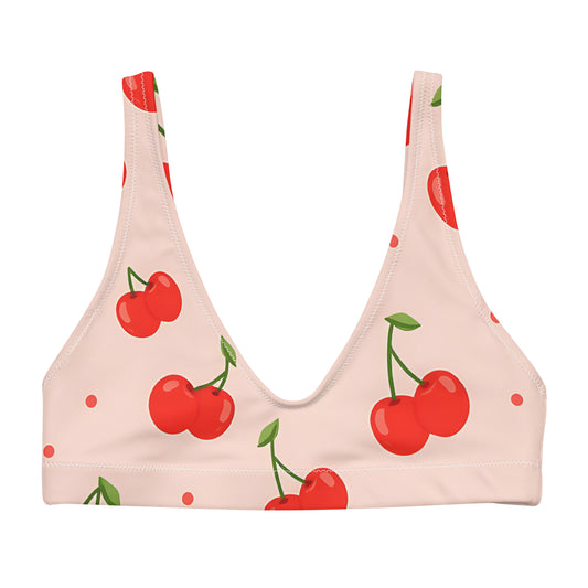 Women's All-Over Print Recycled Padded Bikini Top