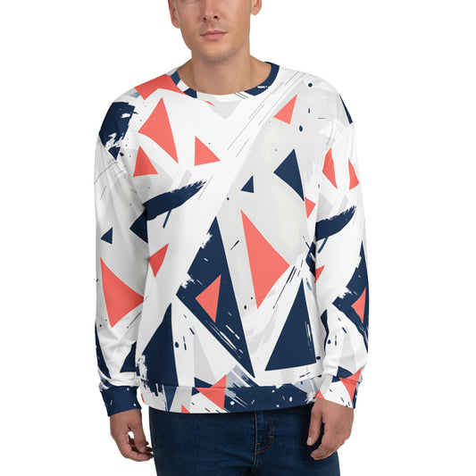 All-Over Print Recycled Men's Sweatshirt 6XL
