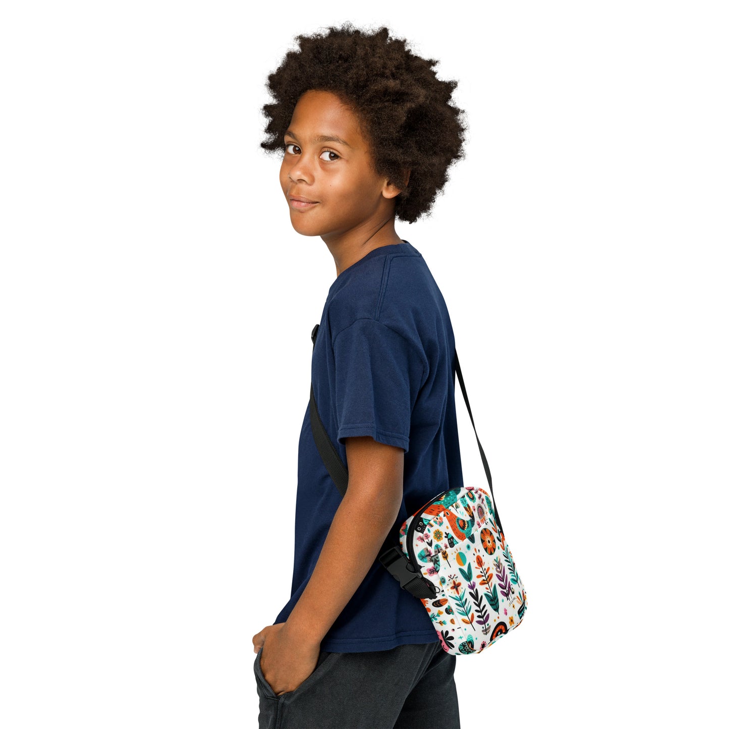 All-Over Print Utility Crossbody Bag