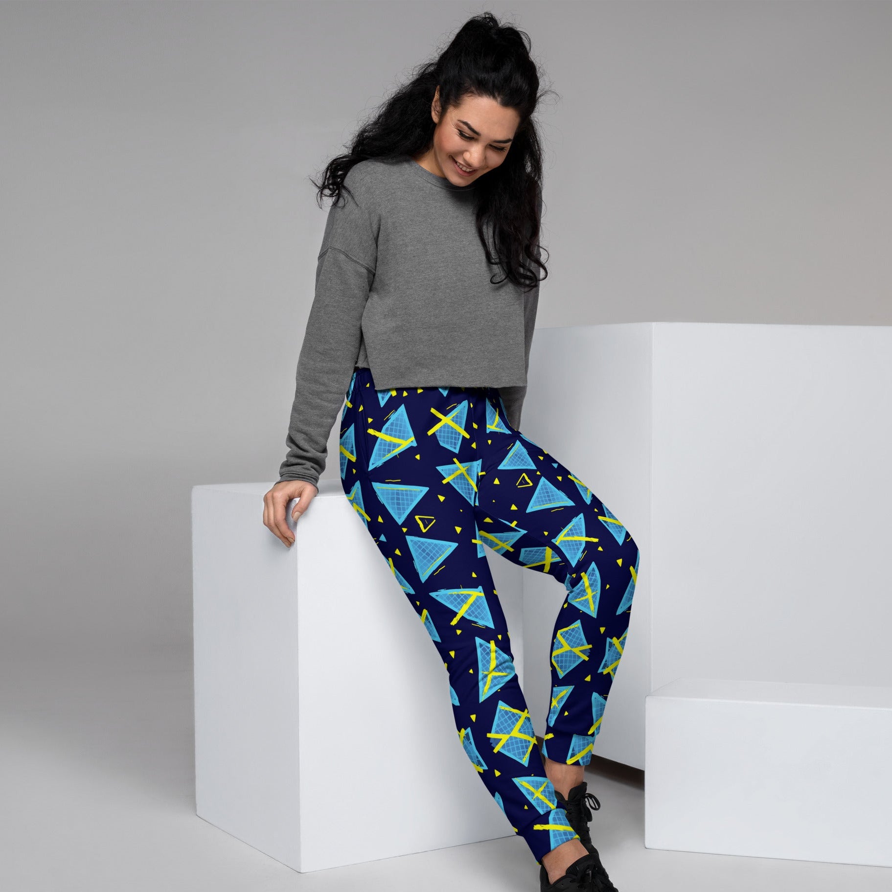 All-Over Print Recycled Women’s Joggers