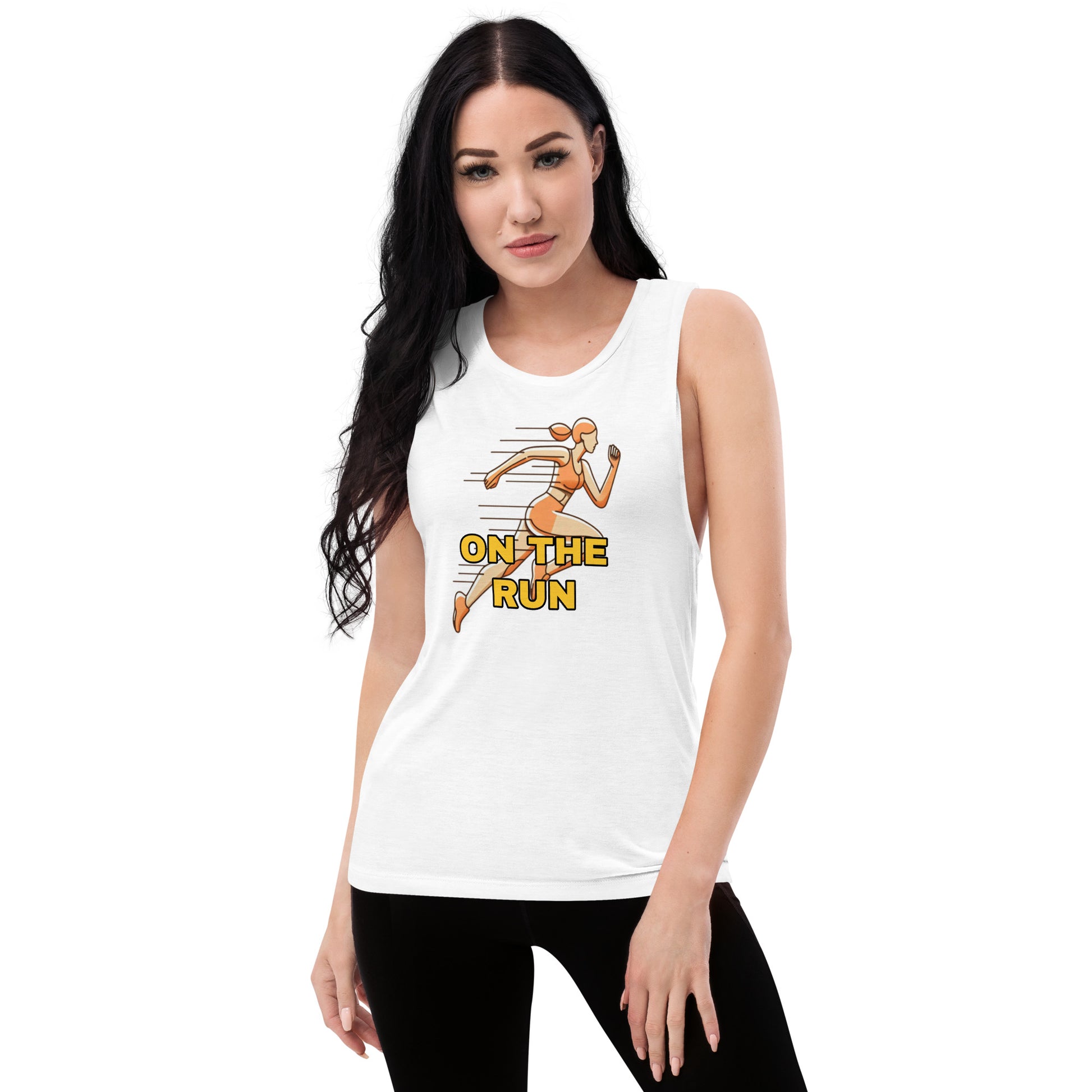 Ladies’ Muscle Tank White